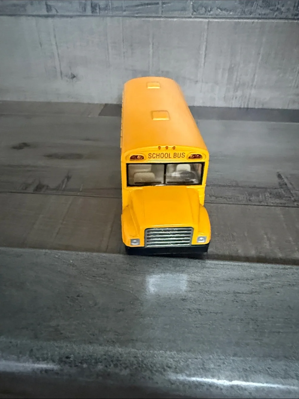 Kids Toy Vehicle Set - Black Police SUV, White Ambulance, Yellow School Bus